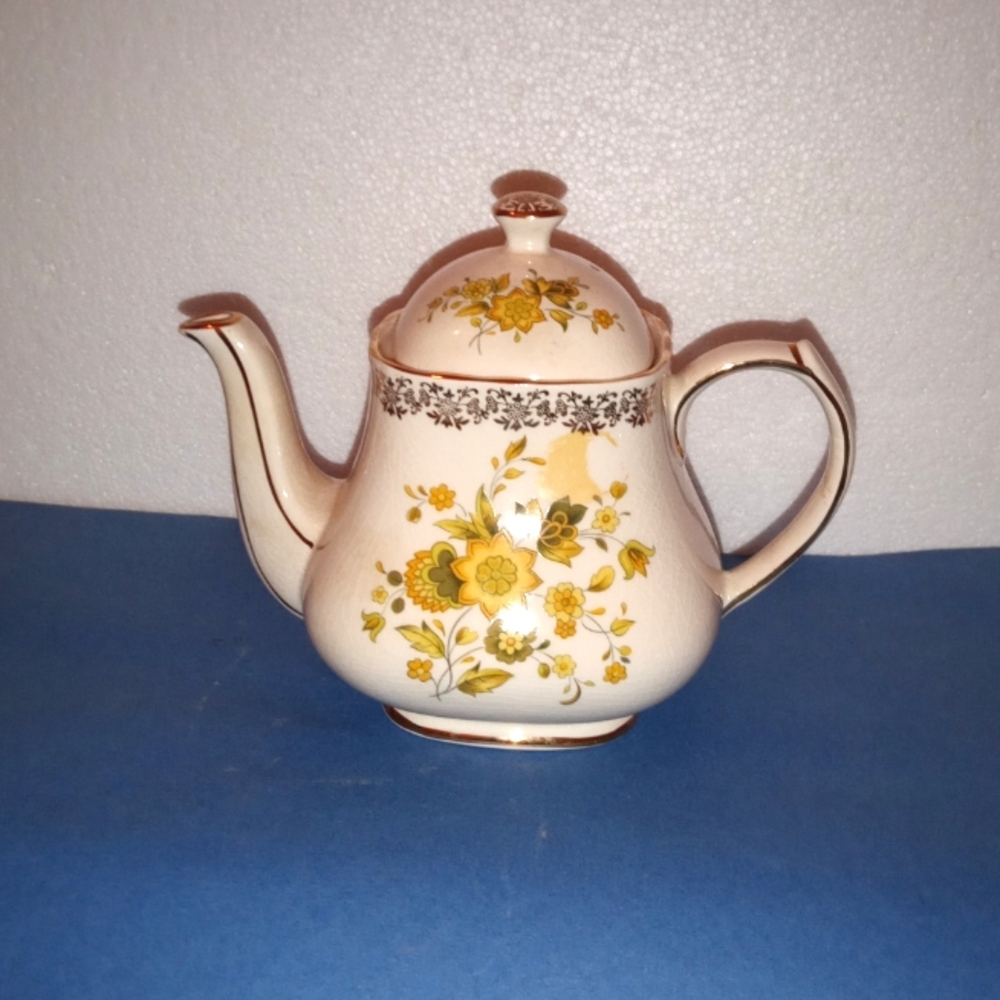 Sadler Floral Teapot with Lid